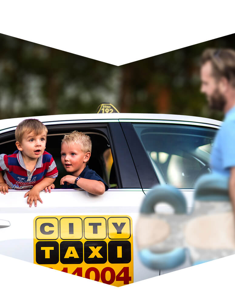 Přeprava dětí v taxi