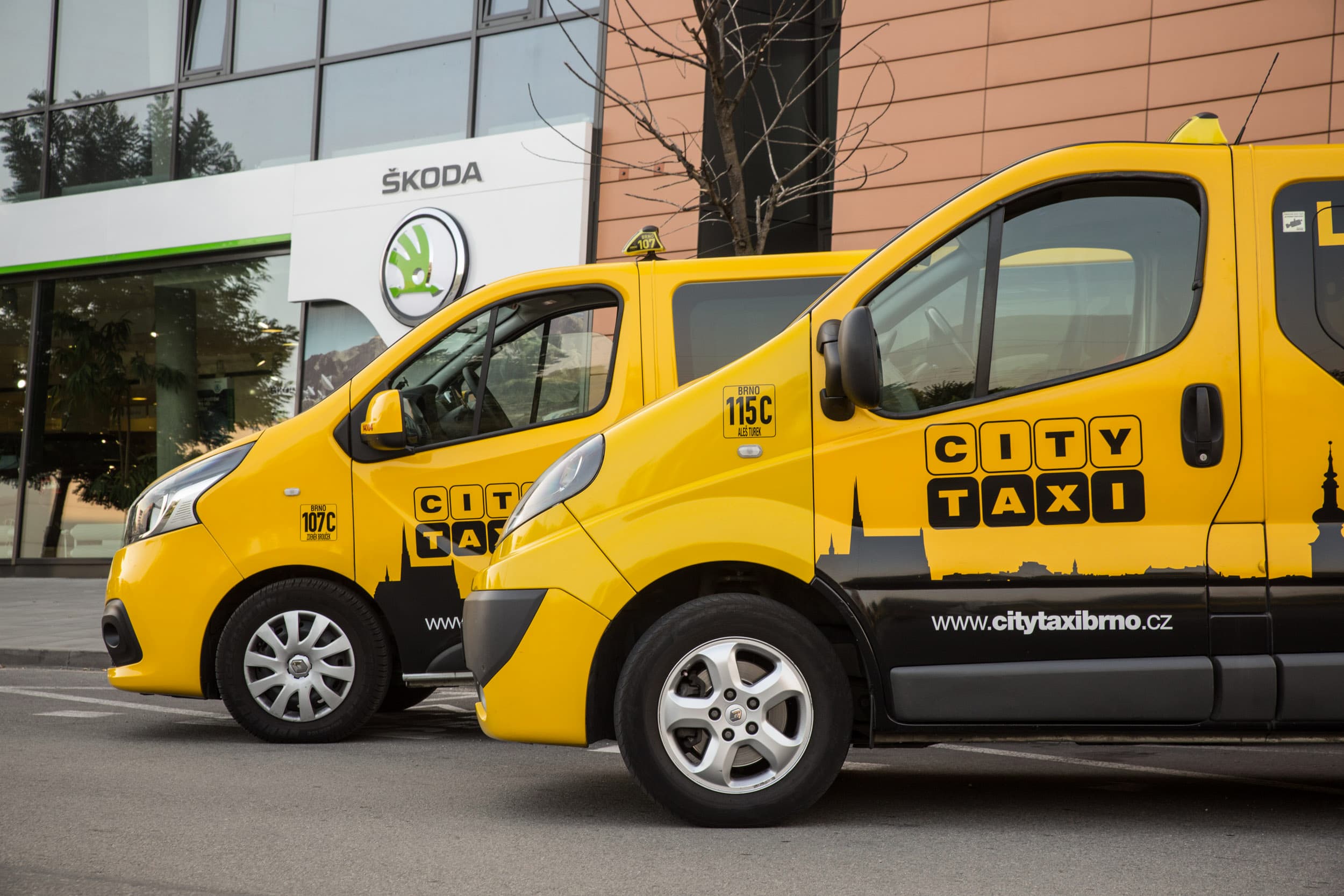 City Taxi Brno — vozový park